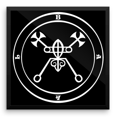 Baal The Ruler | Framed Demon Sigil | Become A Living God